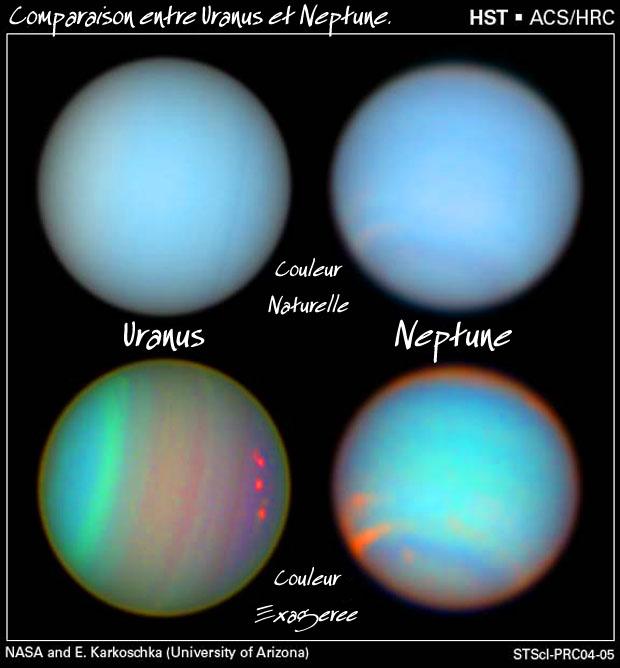 comparaison entre uranus et neptune